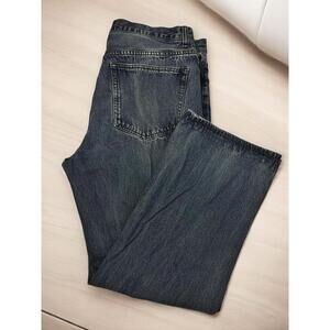 COVINGTON Jeans Mens W38 X L32 Dark Blue Washed Denim Comfort Style Straight Leg